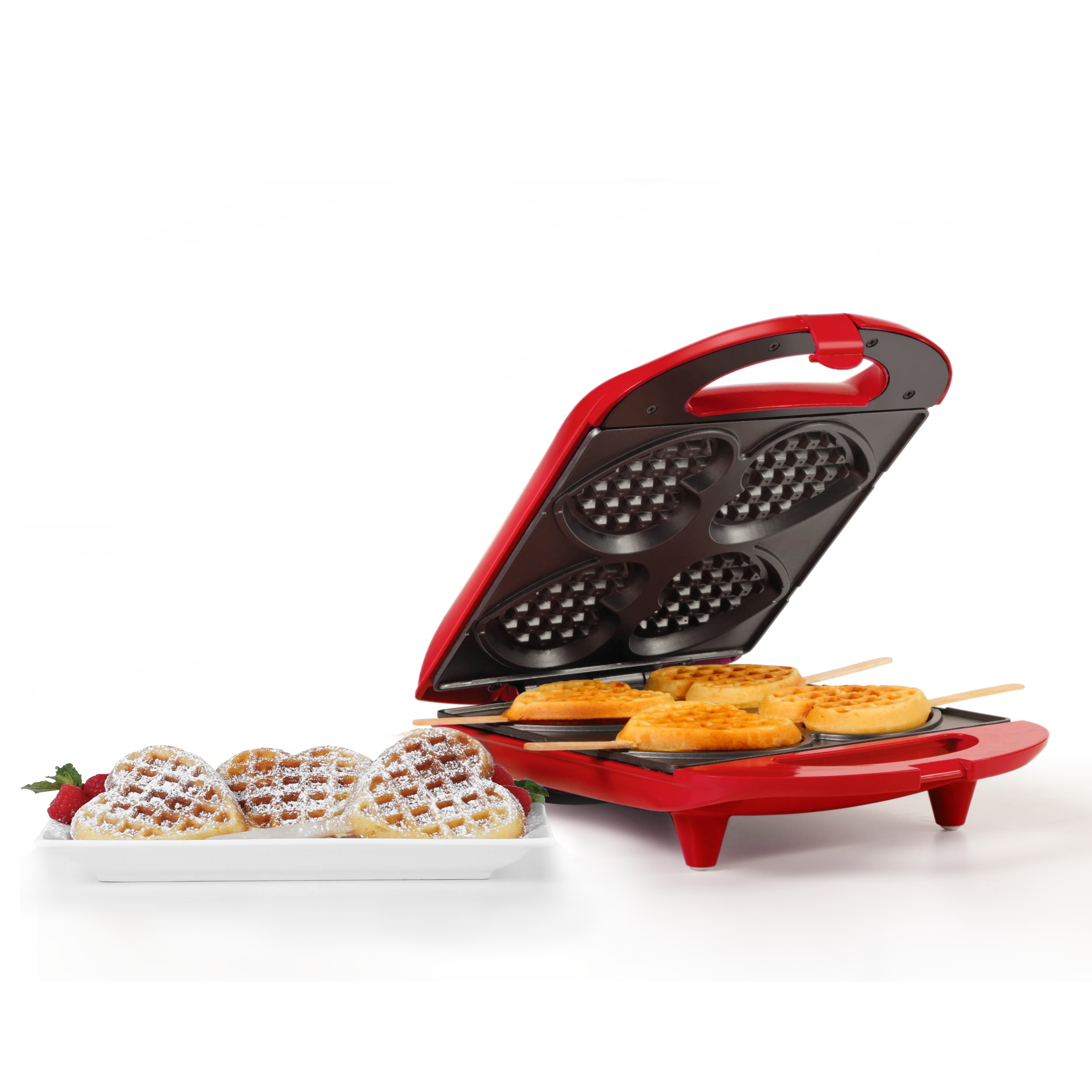 4-SECTION HEART SHAPED WAFFLE MAKER - Image 12