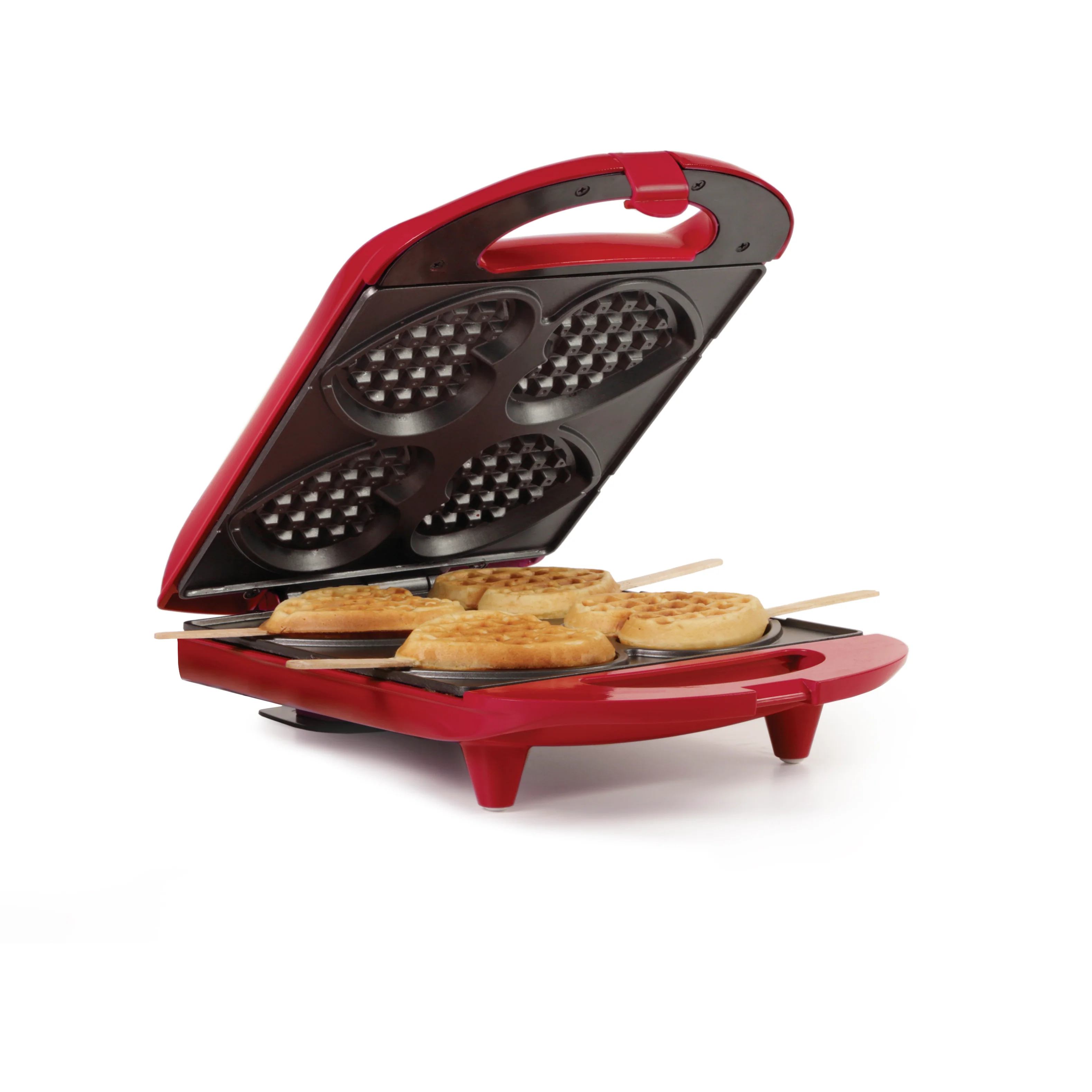 4-SECTION HEART SHAPED WAFFLE MAKER - Image 6