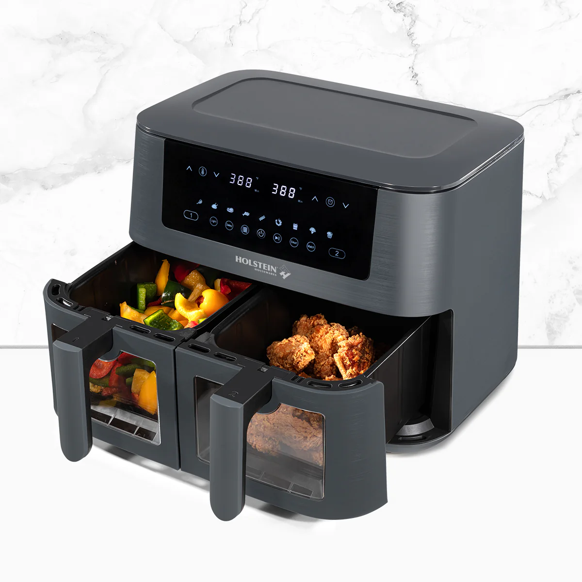 8.4 QT DUAL BASKET DIGITAL AIR FRYER - Image 3