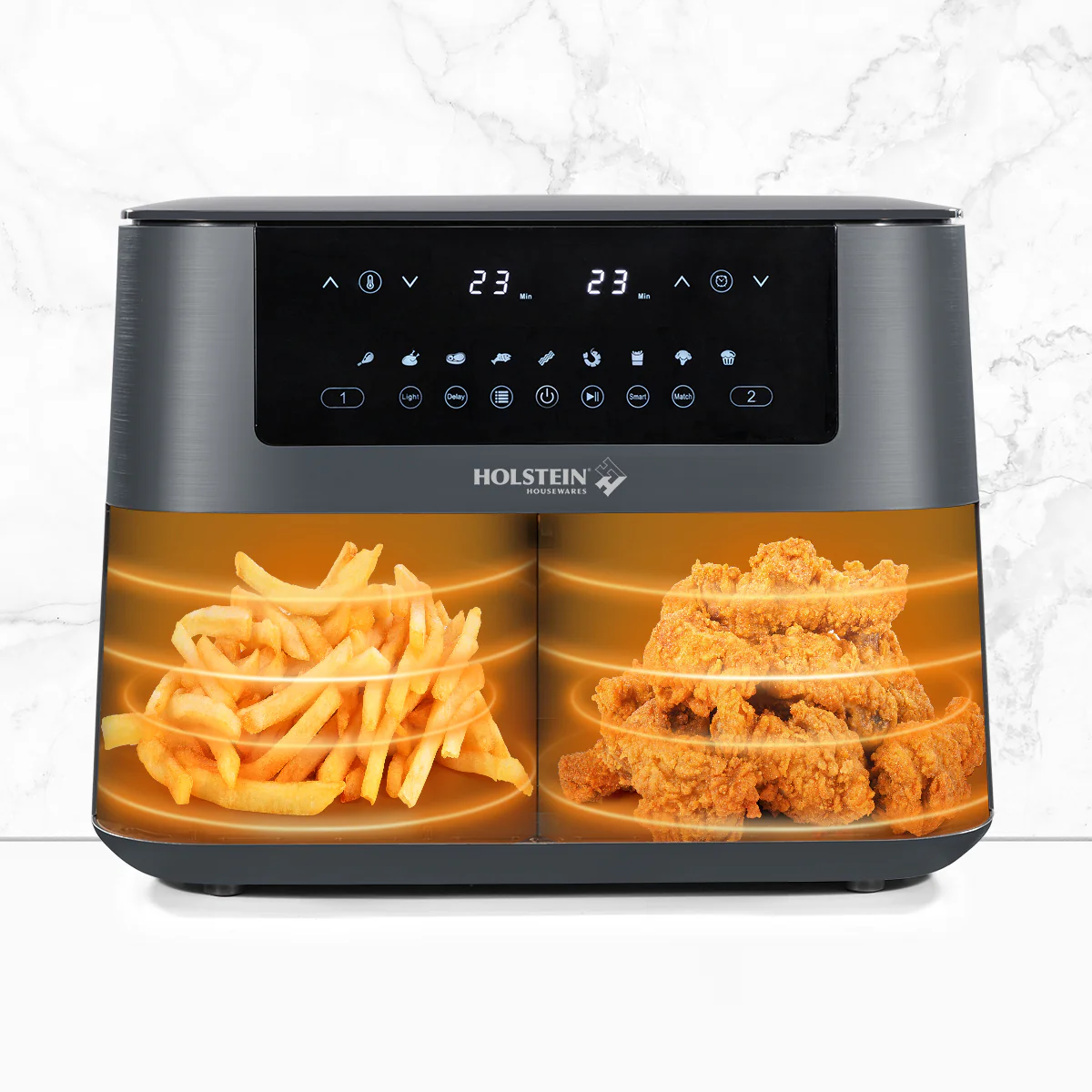 8.4 QT DUAL BASKET DIGITAL AIR FRYER - Image 4